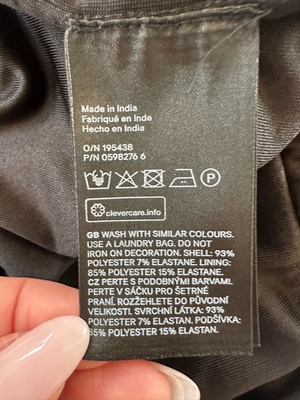 NWT H&M Black Velvet and Pearl Embellished Mini Dress - Picture 14 of 15